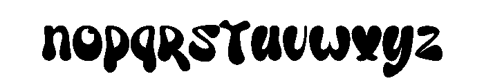 Snow Falls Font LOWERCASE