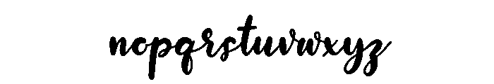 Snow Globe Sample Font LOWERCASE