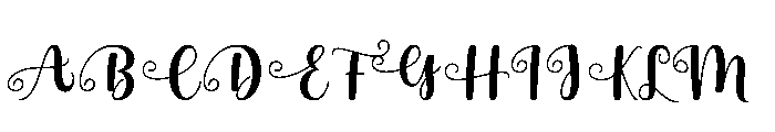 Snow White2 Font UPPERCASE