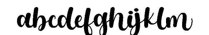 Snow White2 Font LOWERCASE
