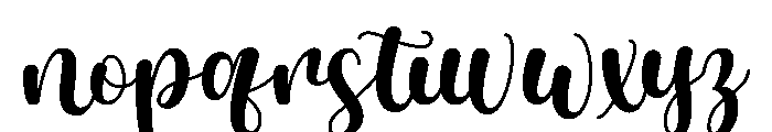 Snow White2 Font LOWERCASE
