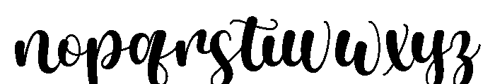 Snow White3 Font LOWERCASE