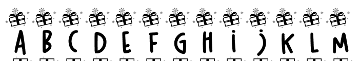 SnowBoom-Christmas Font LOWERCASE