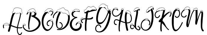 Snowby Font UPPERCASE