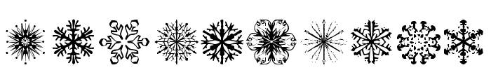 Snowflakes tfb Font OTHER CHARS