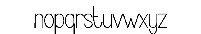 Snowman Christmas Font LOWERCASE
