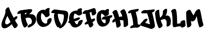 Snowman Graffiti Demo Font UPPERCASE