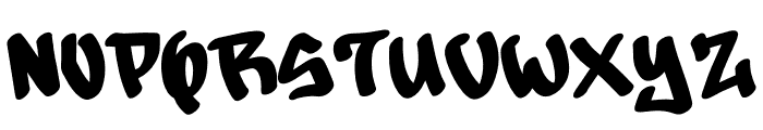 Snowman Graffiti Demo Font UPPERCASE