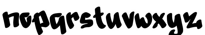 Snowman Graffiti Demo Font LOWERCASE