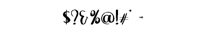 Snowshoes Font OTHER CHARS