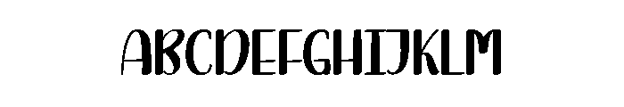 Snowshoes Font UPPERCASE