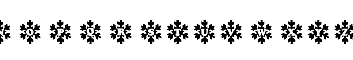 Snowy Caps Font UPPERCASE