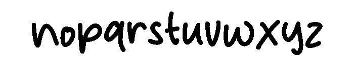 Snowy Delight Font LOWERCASE