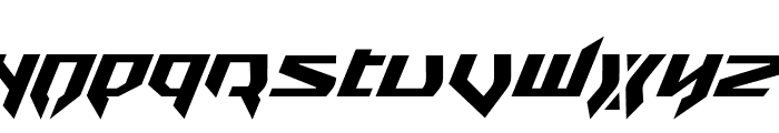 Snubfighter Bold Italic Font LOWERCASE