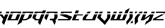 Snubfighter Phaser Italic Font UPPERCASE