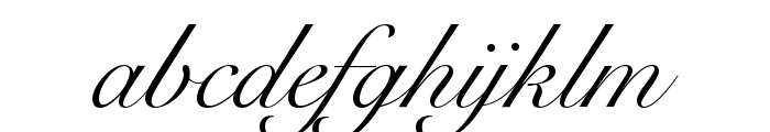 Snell Roundhand Font LOWERCASE