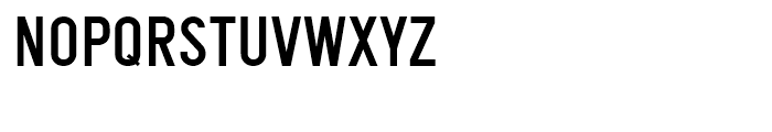 SNV Regular Condensed D Font UPPERCASE