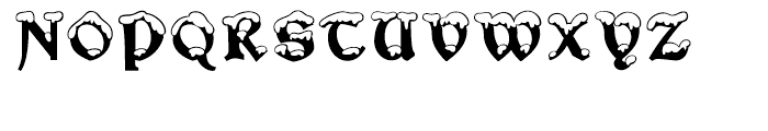 Snowgoose Regular Font UPPERCASE