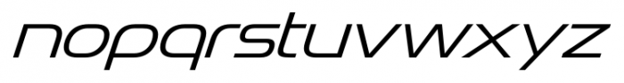 Snasm Light Italic Font LOWERCASE