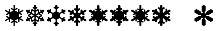 Snowflake Assortment Regular Font OTHER CHARS
