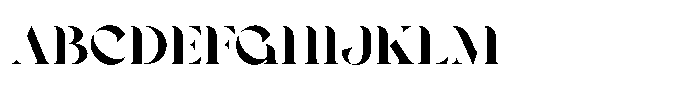 SNS Charis Charis Moderne Bold Font UPPERCASE
