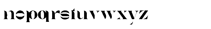 SNS Charis Charis Moderne Bold Font LOWERCASE