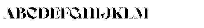 SNS Charis Charis Moderne Extra Bold Font UPPERCASE