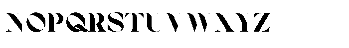 SNS Charis Charis Moderne Extra Bold Font UPPERCASE