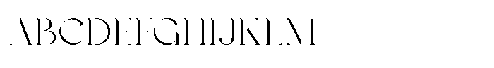 SNS Charis Charis Moderne Extra Light Font UPPERCASE