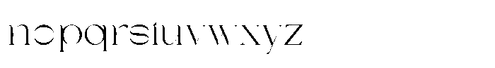 SNS Charis Charis Moderne Extra Light Font LOWERCASE