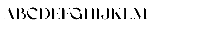SNS Charis Charis Moderne Medium Font UPPERCASE