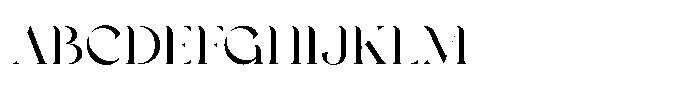SNS Charis Charis Moderne Regular Font UPPERCASE