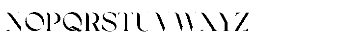 SNS Charis Charis Moderne Regular Font UPPERCASE