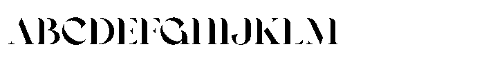 SNS Charis Charis Moderne Semi Bold Font UPPERCASE