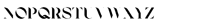 SNS Charis Charis Moderne Semi Bold Font UPPERCASE