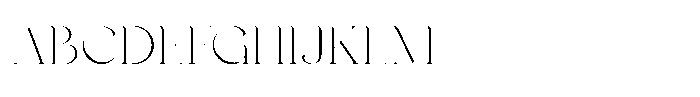 SNS Charis Charis Moderne Thin Font UPPERCASE