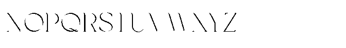SNS Charis Charis Moderne Thin Font UPPERCASE