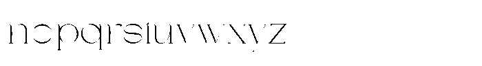 SNS Charis Charis Moderne Thin Font LOWERCASE