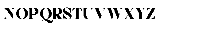 SNS Dear Branch Extra Bold Font UPPERCASE