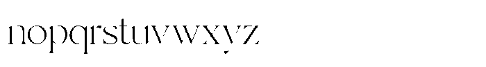 SNS Dear Branch Extra Light Font LOWERCASE