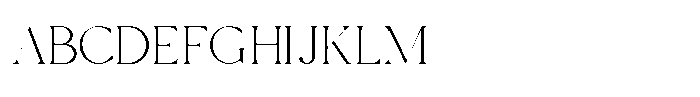SNS Dear Branch Thin Font UPPERCASE