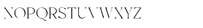 SNS Dear Branch Thin Font UPPERCASE