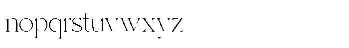 SNS Dear Branch Thin Font LOWERCASE