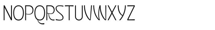 SNS Querish Thin Font UPPERCASE