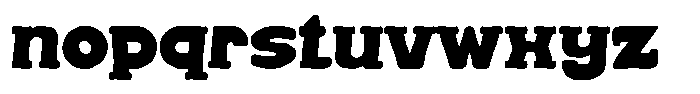 Snack Pillow Font LOWERCASE