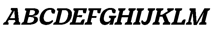Snack Rush Italic Font UPPERCASE