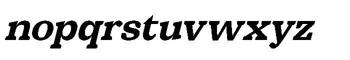 Snack Rush Italic Font LOWERCASE