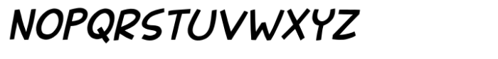 Snackazoonie Italic Font UPPERCASE