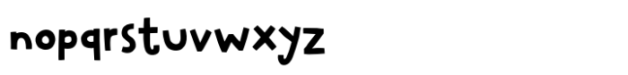 Snackazoonie Regular Font LOWERCASE
