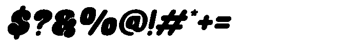 Snap Pop Italic Font OTHER CHARS